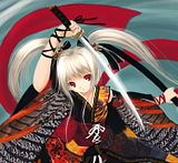 Anime samurai girl wallpaper